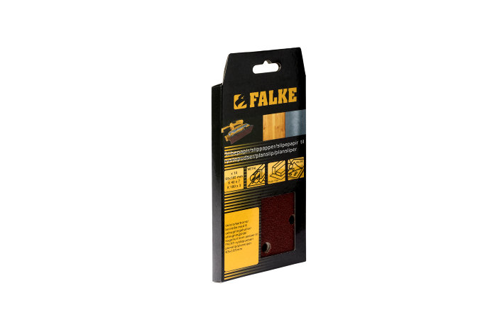 Falke ass. slipepapir 185 x 93 mm til plansliper